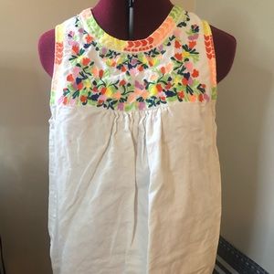 J.Crew Smocked Top